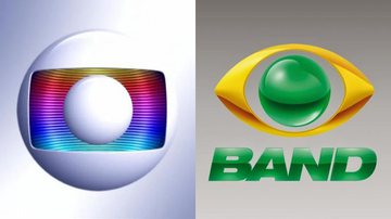 Reprodução / Globo / Band TV