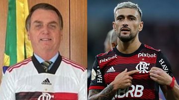 Reprodução/Twitter/@jairbolsonaro  e Gilvan de Souza/Flamengo
