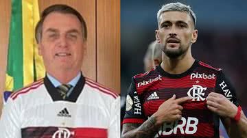 Reprodução/Twitter/@jairbolsonaro  e Gilvan de Souza/Flamengo