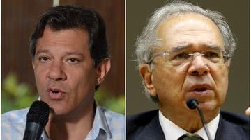 Foto Haddad: Rovena Rosa/Agência Brasil | Foto Guedes: Wilson Dias/Agência Brasil