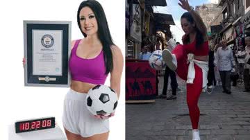 Recorde veio após a "freestyler" passar por uma cirurgia no joelho - Divulgação | Guiness Book