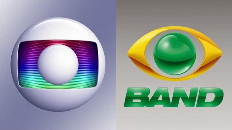 Reprodução/ Rede Globo e Band