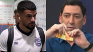 Montagem/Felipe Oliveira/EC Bahia e Reprodução/SporTV