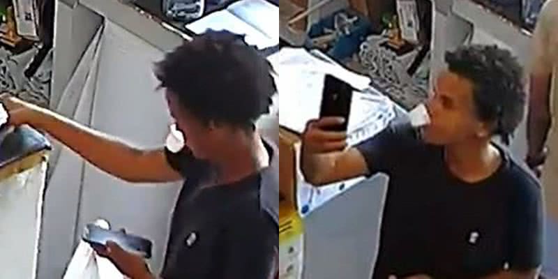 VÍDEO: Mulher furta carteira de \u0027funcionário distraído\u0027 e faz selfie após crime em Salvador