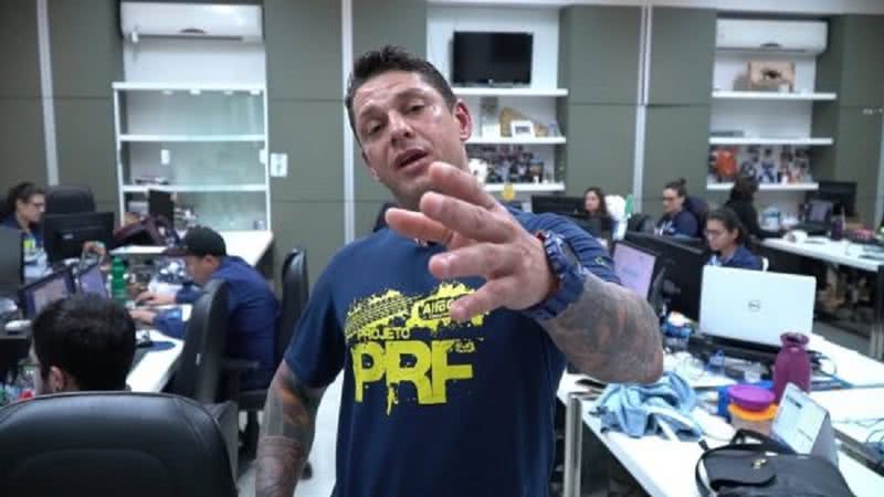 Evandro Guedes é professor de direito penal e ex-agente da PM - Reprodução