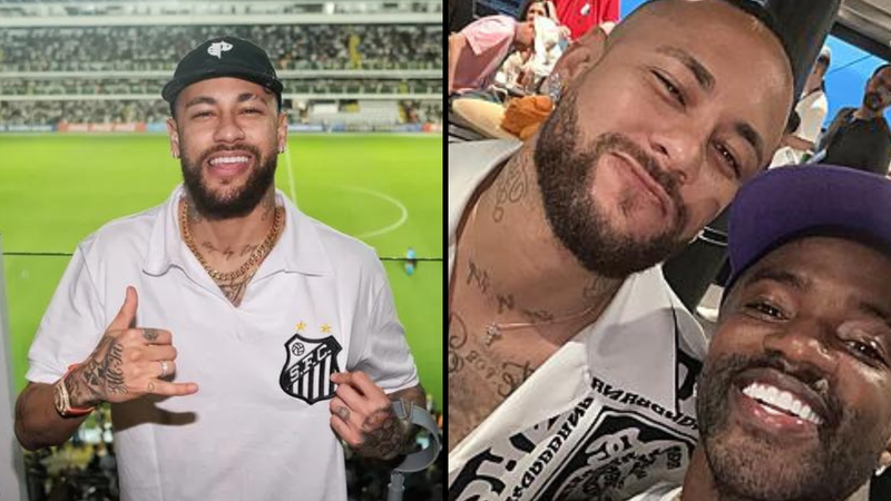 Divulgação/Santos FC | Reprodução/Instagram @eunegrete