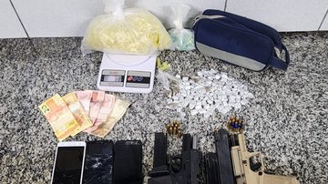 Todo o material apreendido foi encaminhado para a Polícia Civil - Divulgação | PM-BA