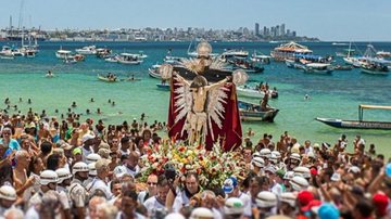 Interdição para a saída da imagem de Nossa Senhora da Conceição da Praia começa às 16h - Divulgação
