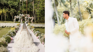 Larissa Manoela e André Luiz  divulgam fotos do terceiro casamento - Instagram @andreluizframbach/@larissamanoela