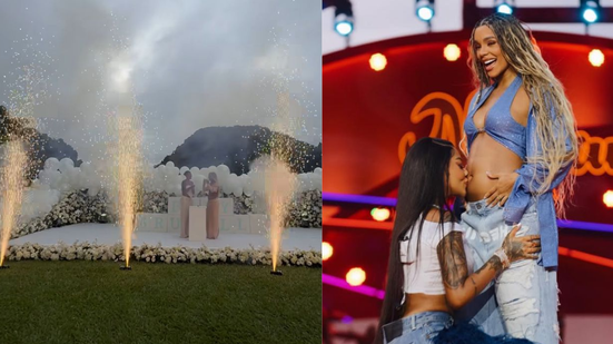 Ludmilla e Brunna Gonçalves revelam sexo de bebê - Instagram/@ludmilla/@brunnagoncalves
