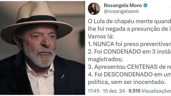 Reprodução/X@rosangelamoro/Globo