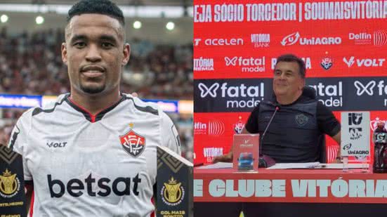 Victor Ferreira/EC Vitória - Alex Torres/BNews