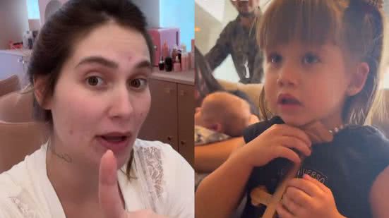 Virginia Fonseca é surpreendida com choro e pedido inusitado de Maria Alice;  veja