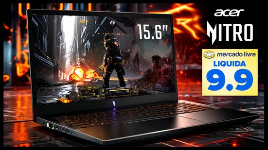 Notebook Gamer Acer Nitro V15 - Divulgação