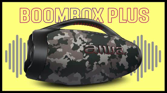 Boombox Plus Aiwa - Divulgação