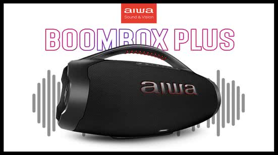Boombox Plus Aiwa - Divulgação