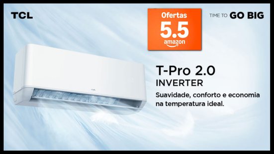 Split Hi Wall TCL T-Pro 2.0 - Divulgação