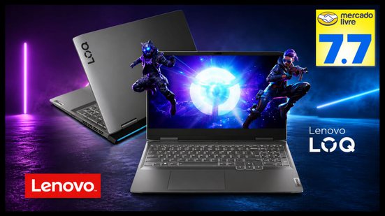 Notebook Gamer Lenovo LOQ - Divulgação