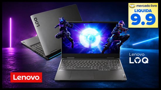 Notebook Gamer Lenovo LOQ - Divulgação