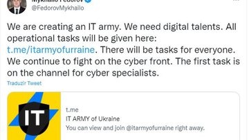 Reprodução // Twitter Ucrânia