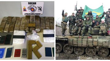 Reprodução/Divulgação e PM/Reprodução/ Facebook/ Rafael Lusvarghi