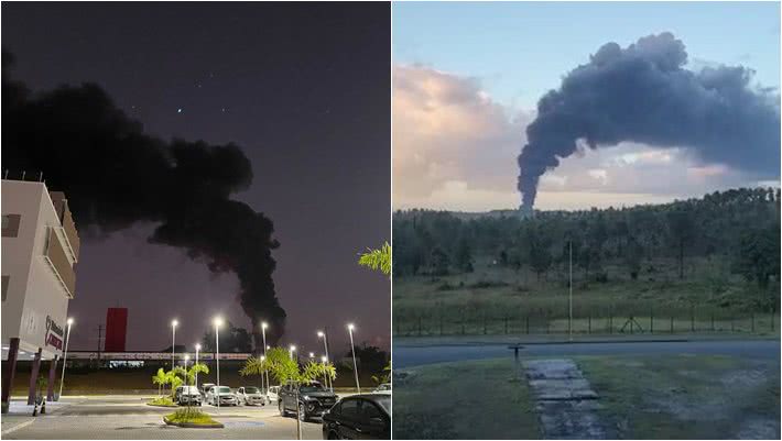 Incêndio em Camaçari agora na frabica de plastico