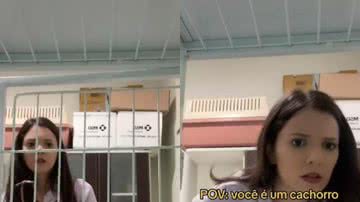 Reprodução// TikTok @carolinacquaresma