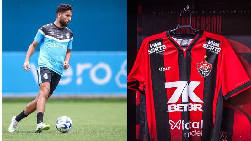Imagem Vitória faz proposta para contratar volante do Grêmio; prazo termina nesta sexta