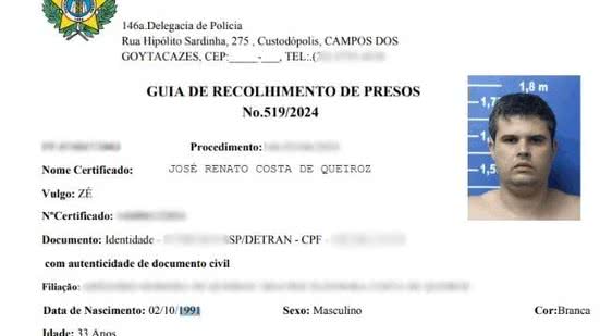 Reprodução/Polícia Civil