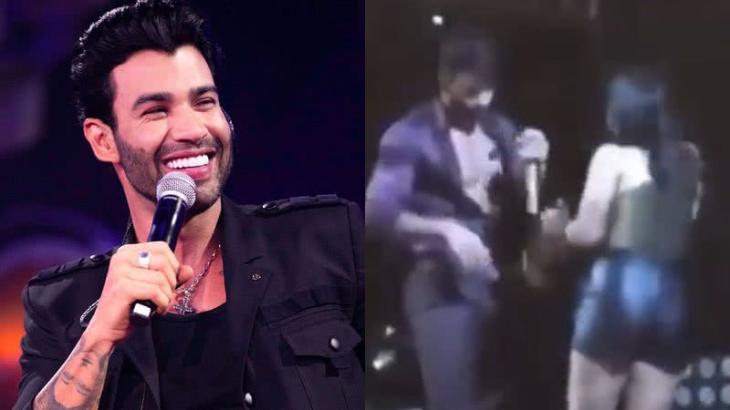 Imagem Fã de Gusttavo Lima desmaia ao ganhar camisa que ele vestia em show