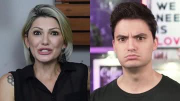 Antonia Fontenelle/Felipe Neto - Montagem BNews