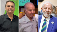 Montagem/Reprodução/X/@jairbolsonaro/Ricardo Stuckert/PR/Reprodução/Globo