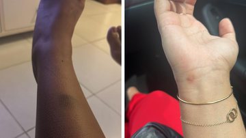 Imagens cedidas pela vítima