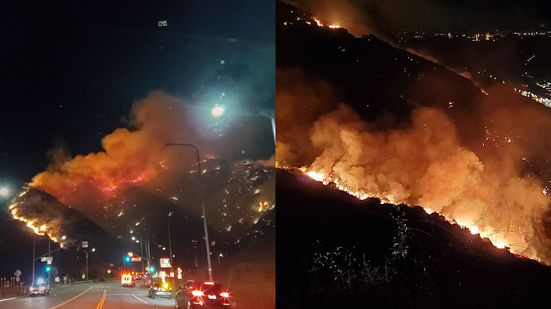 Incêndios de grandes proporções deixam dois mortos - Reprodução/Fotos públicas