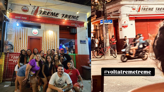 Bar badalado está fechado há quase uma semana - Instagram/@butecotremetreme