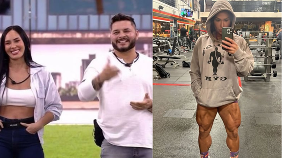 Gracyanne critica pedido para pegar em seu corpo - Reprodução Rede Globo/Instagram @graoficial