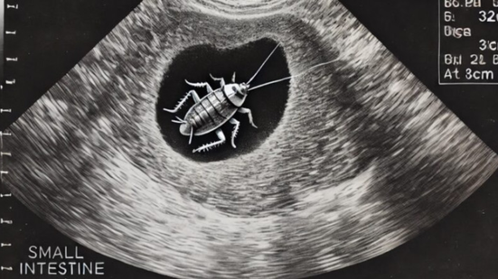 Jovem descobre barata viva em seu intestino - Imagem ilustrativa/Reprodução/Redes sociais