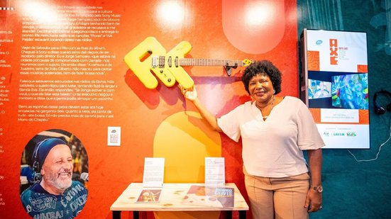 Imagem Ministra da Cultura, Margareth Menezes visita exposição sobre Axé Music no cenário musical em Salvador