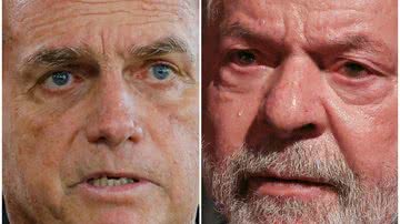 Foto Bolsonaro: Alan Nóbrega/PR | Foto Lula: Ricardo Stuckert