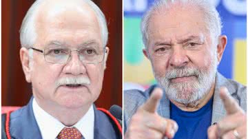 Foto Fachin: Carlos Moura/STF, Foto Lula: Ricardo Stuckert