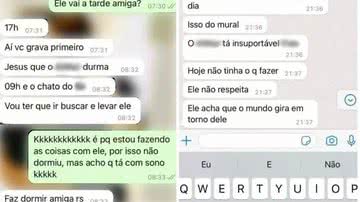 Imagem Documentos comprovam que fonoaudióloga xingava crianças autistas por mensagens