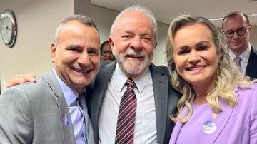 Waguinho, Lula e Daniela Carneiro - Reprodução / Redes Sociais