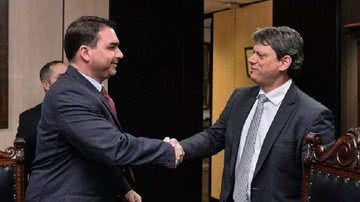 Reprodução / Twitter @FlavioBolsonaro