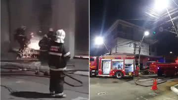 Reprodução/Redes Sociais//Corpo de Bombeiros/ Divulgação