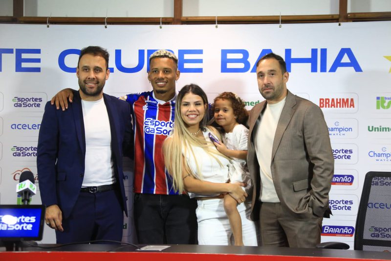 Galeria · Apresentação de Rafael Ratão, novo jogador do Bahia