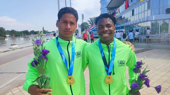 Mateus Nunes e Lucas Santos - Divulgação/Confederação Brasileira de Canoagem