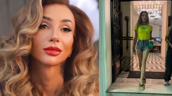 Imagem Maya Massafera desembarca em Salvador pela primeira vez após transição; veja