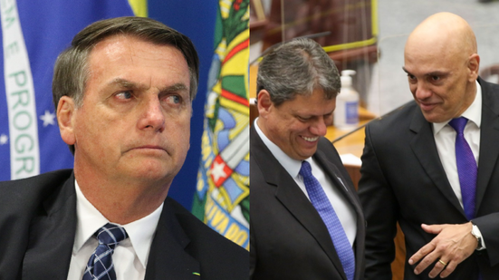 Imagem Discurso de Tarcísio em evento de Gilmar revolta Bolsonaro