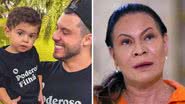 Foto 1: Reprodução / redes sociais | Foto 2: Reprodução / Globo