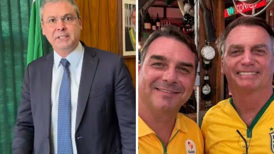 Reprodução/Redes sociais (@lindberghfarias e @FlavioBolsonaro)